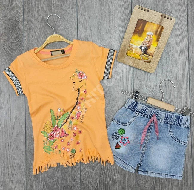 طقم صيفي بناتي 