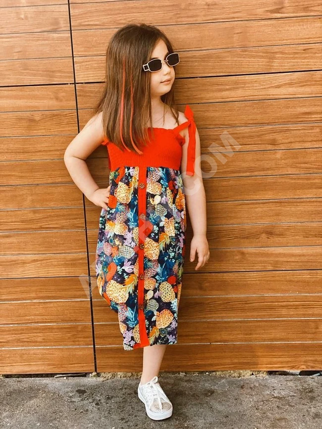 فستان بناتي صيفي 