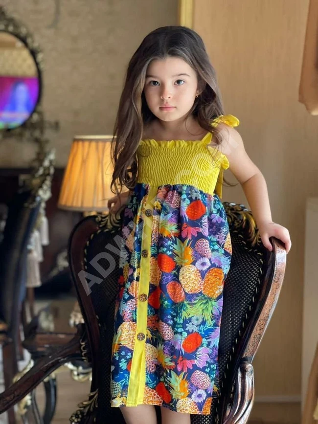 فستان بناتي صيفي 