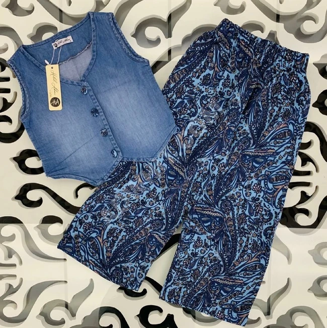 طقم بناتي قطعتين