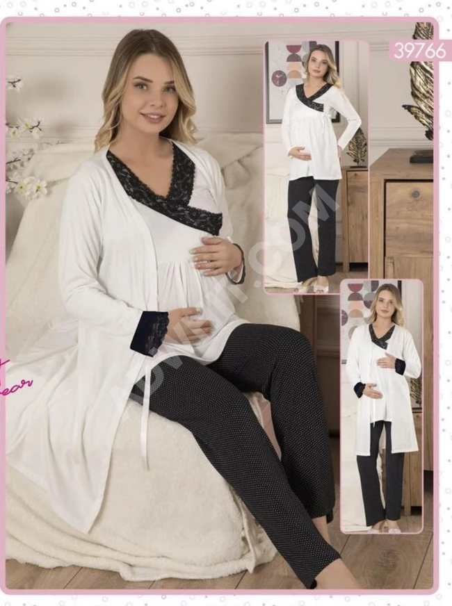 بيجامات حوامل بأشكال والوان مختلفة