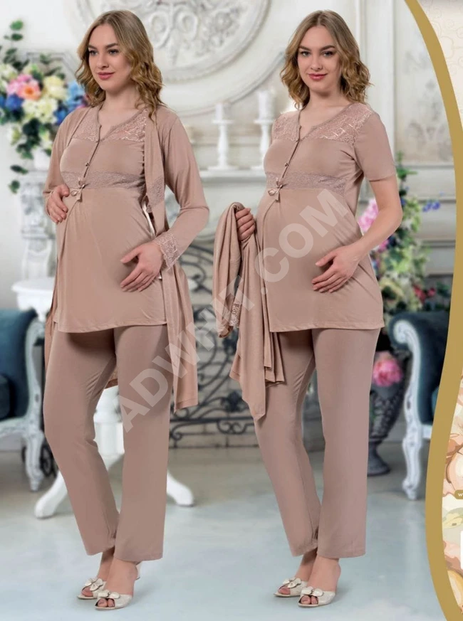 بيجامات حوامل بأشكال والوان مختلفة