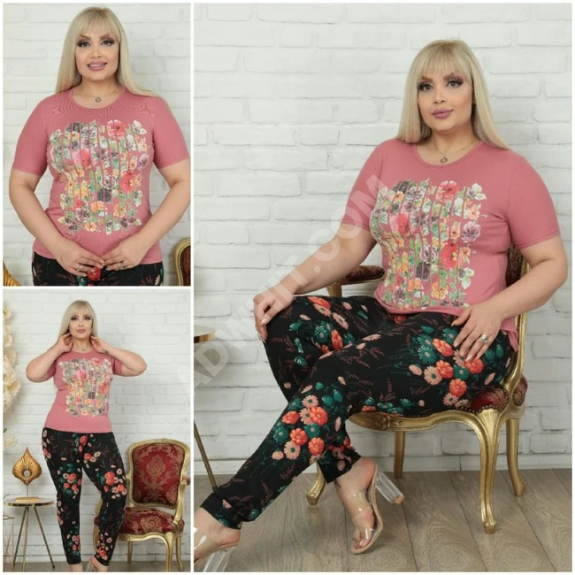 بيجاما نسائية مقاسات كبيرة 