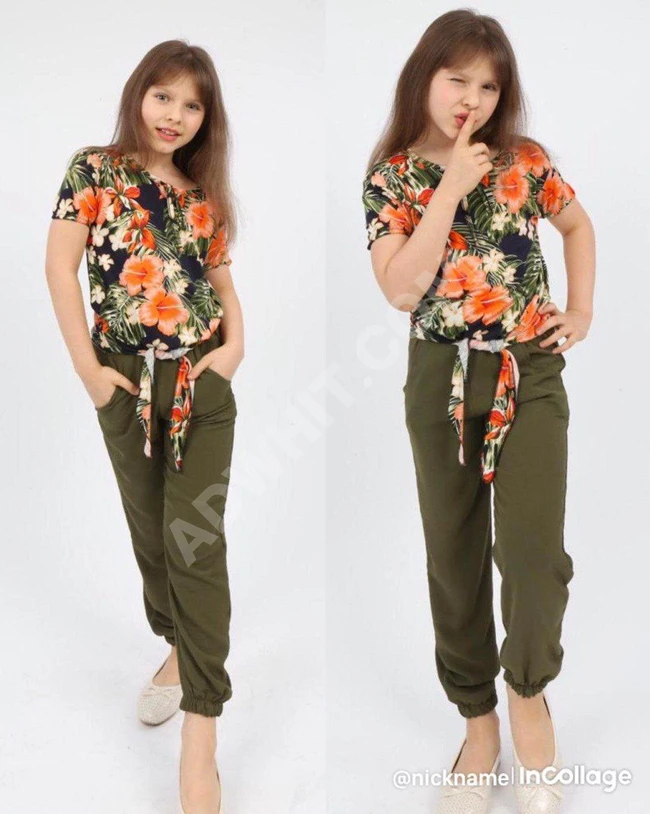 طقم صيفي بناتي 