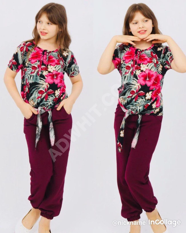 طقم صيفي بناتي 