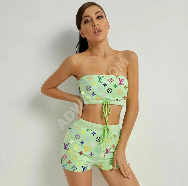 طقم نوم نسائي قطعتين