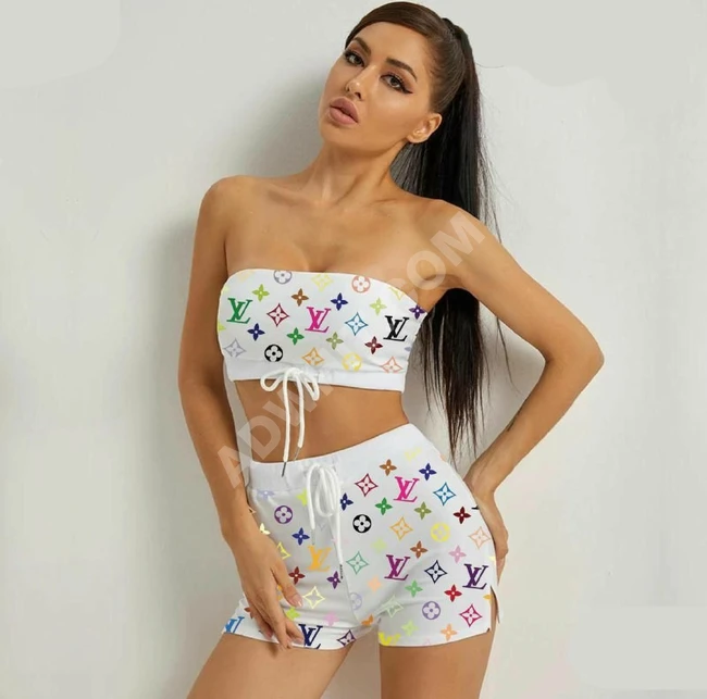 طقم نوم نسائي قطعتين