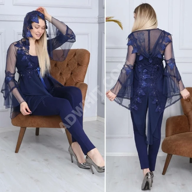 بيجاما نوم نسائية ثلاث قطع