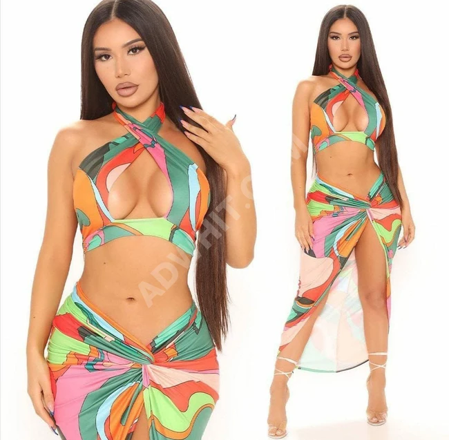 لانجري نسائي قطعتين