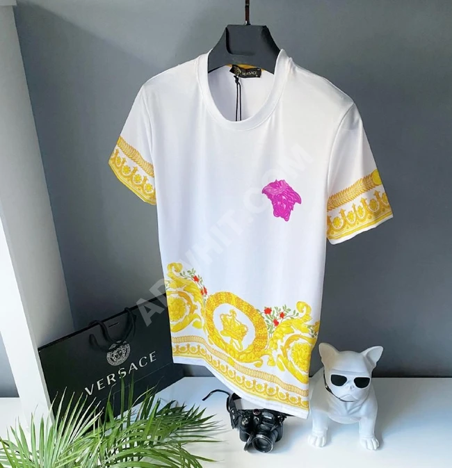 تيشرت رجالي صيفي بأشكال وألوان مختلفة 