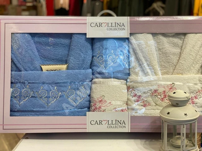 برنص حمام للعرايس 10 قطع