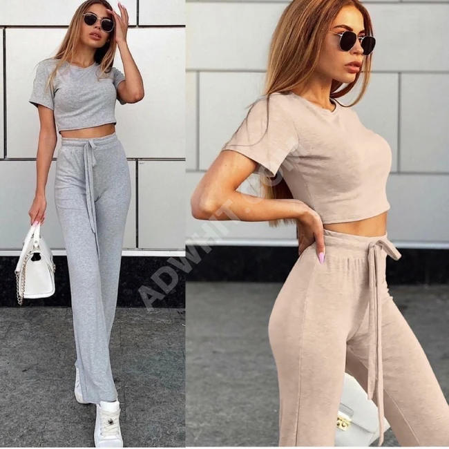 بيجاما نسائية بتصميم عملي ساده 