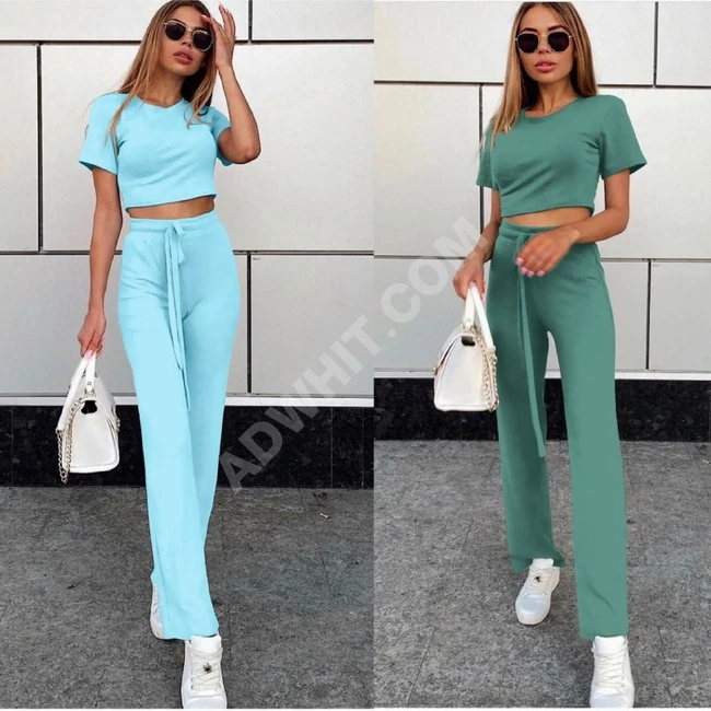 بيجاما نسائية بتصميم عملي ساده 