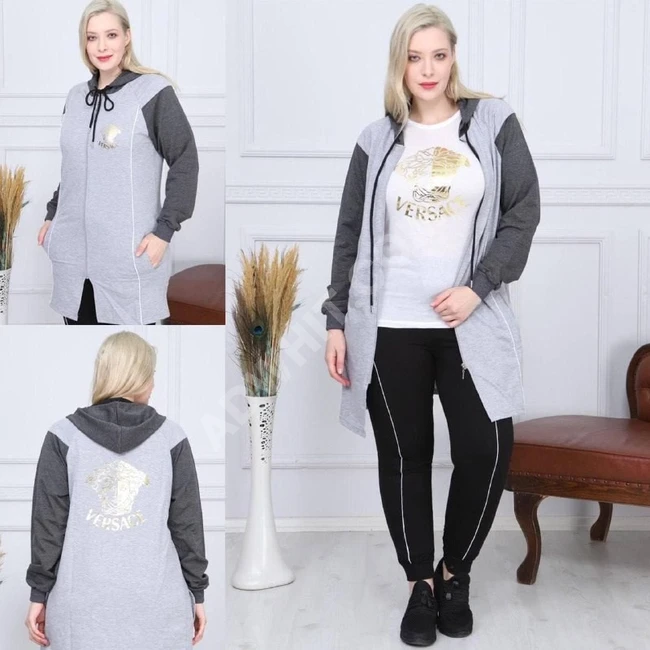 بيجاما نسائية ثلاث قطع 