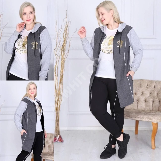 بيجاما نسائية ثلاث قطع 