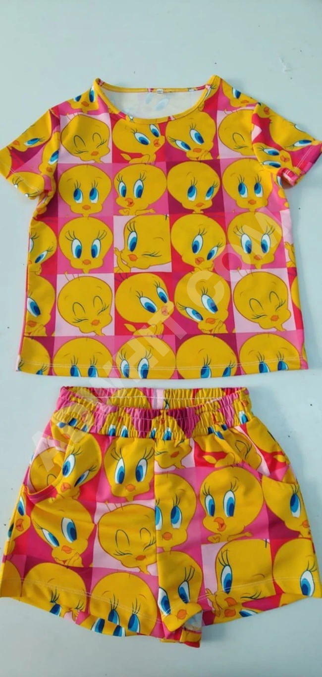 بيجاما شورت نسائية بأشكال مختلفة 