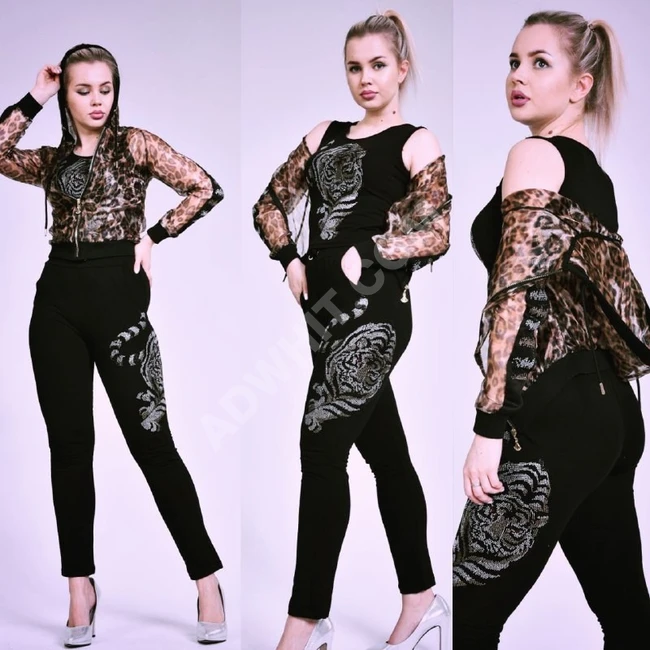 بيجاما نسائية ثلاث قطع