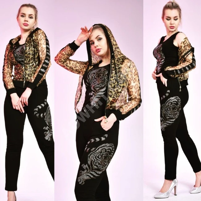 بيجاما نسائية ثلاث قطع