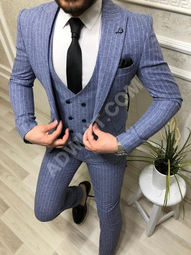 طقم رجالي ثلاث قطع 