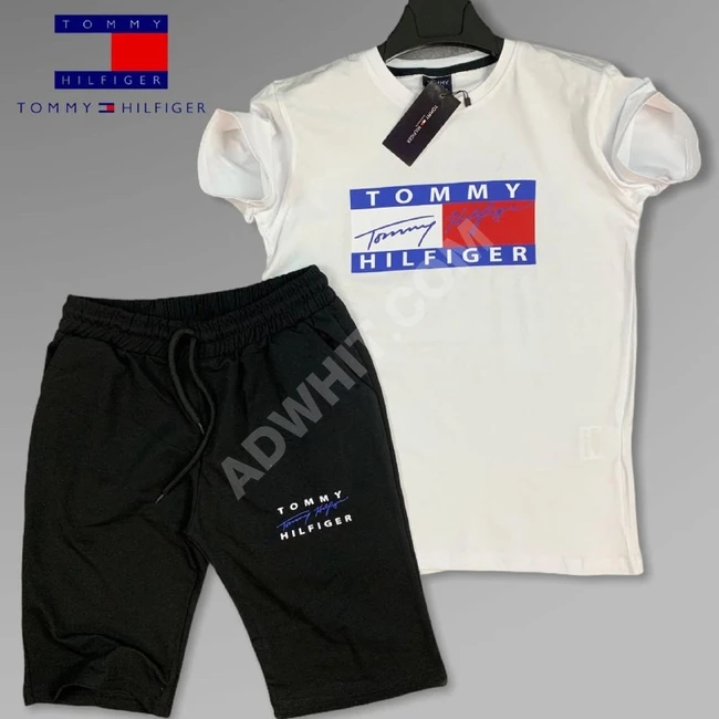 بيجاما شورت مع كنزة رجالي 