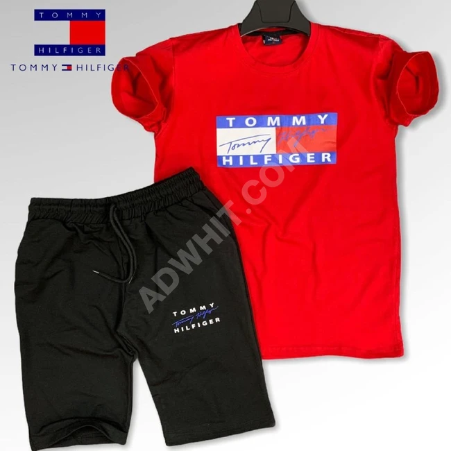 بيجاما شورت مع كنزة رجالي 