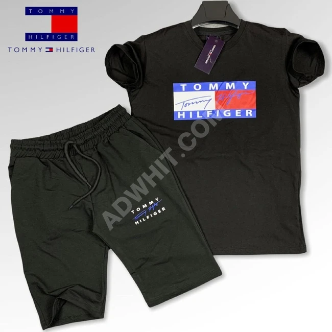 بيجاما شورت مع كنزة رجالي 