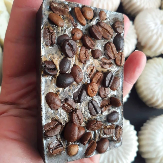 صابون قهوه - طبيعي يدوي إنتاج تركيا. 
