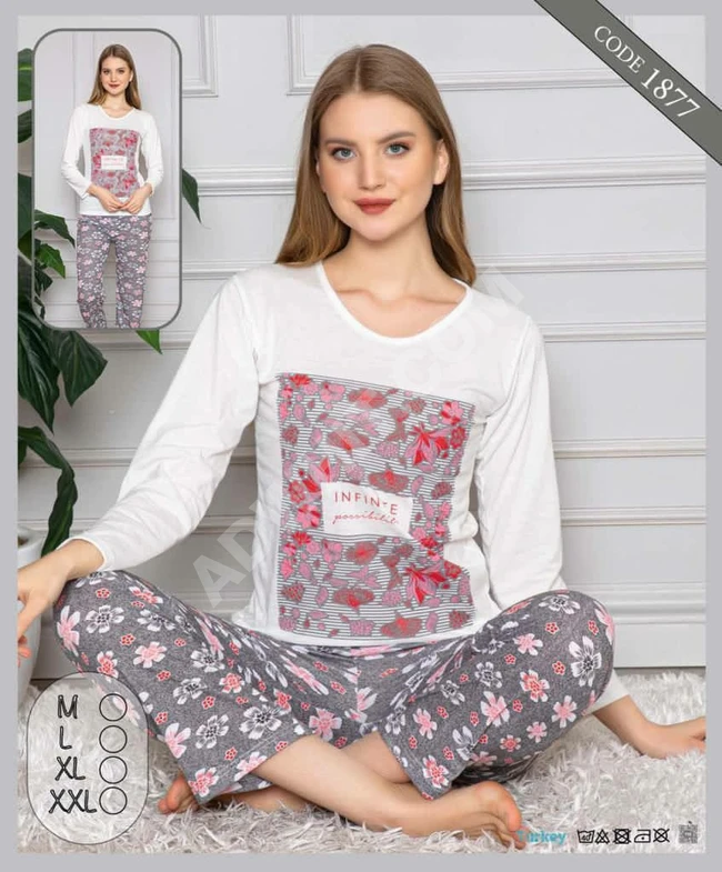 بيجاما نوم نسائية بأشكال مختلفة 