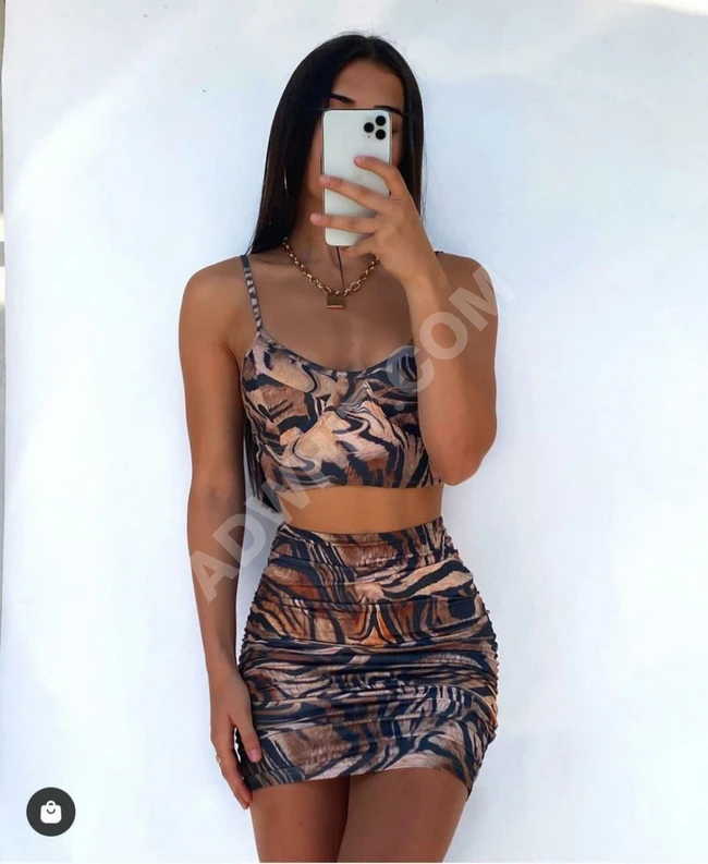 لانجري نسائي قطعتين 