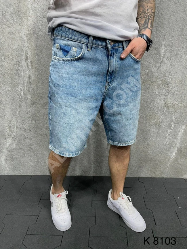 شورت جينز رجالي 
