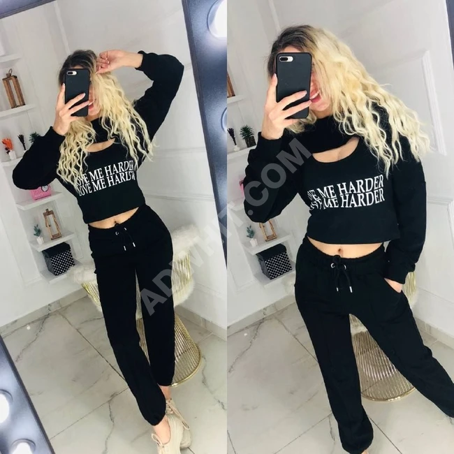 بيجاما ثلاث قطع نسائية 