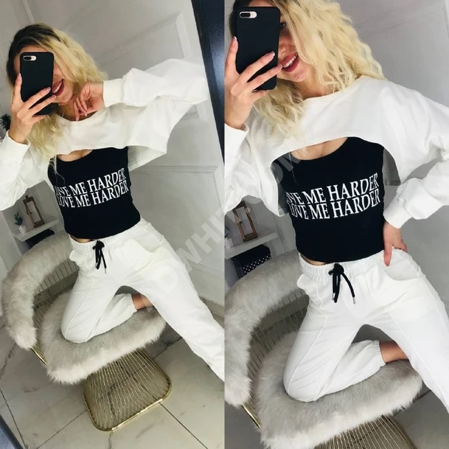 بيجاما ثلاث قطع نسائية 