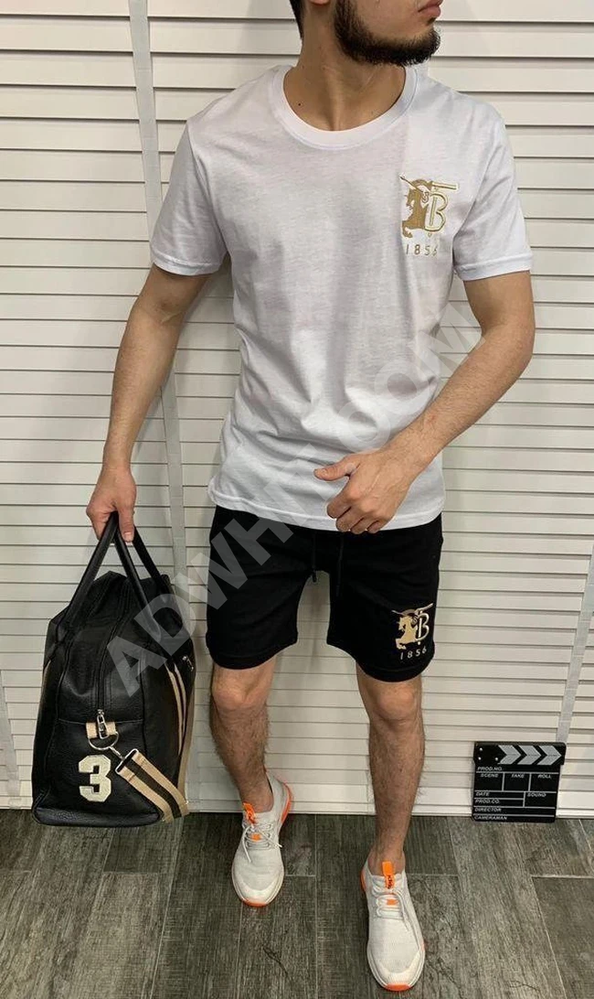 طقم سبور رجالي كنزة مع شورت 
