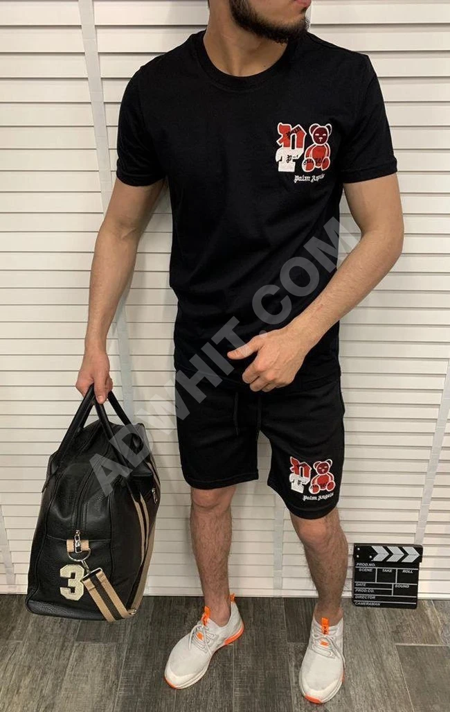 طقم سبور رجالي كنزة مع شورت 