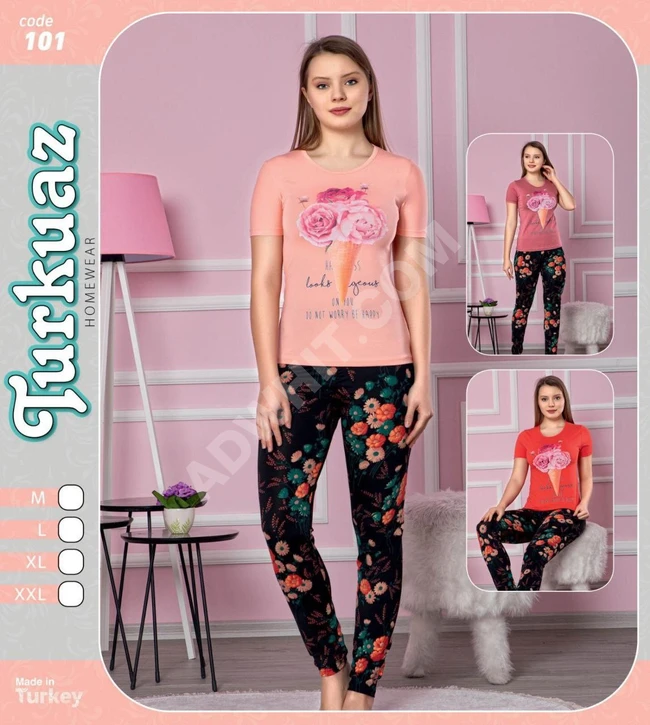 بيجاما نسائية بألوان وأشكال مختلفة