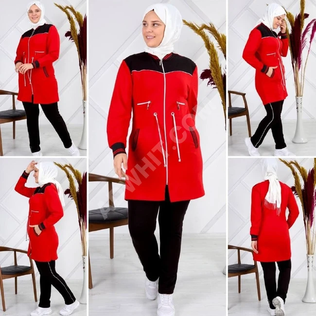 بيجاما نسائية طويلة للمحجبات بمقاسات كبيرة