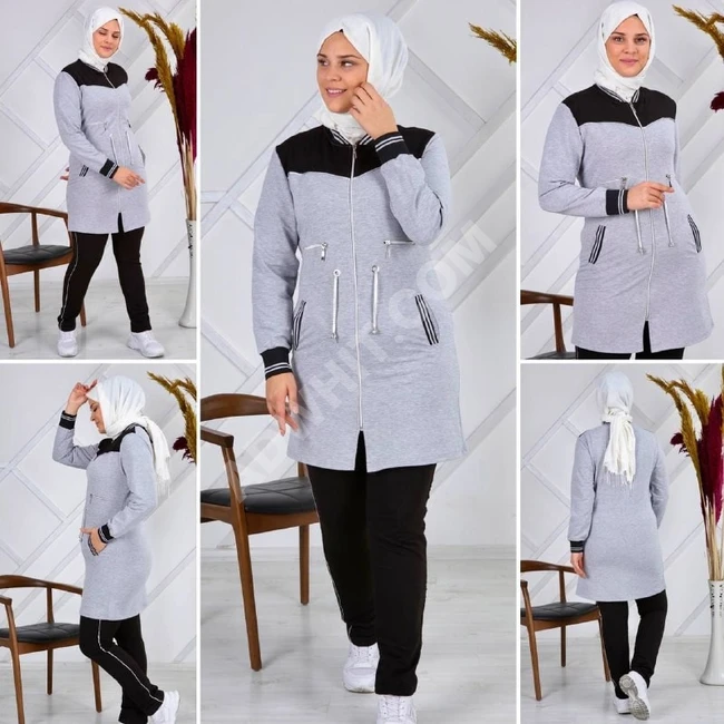 بيجاما نسائية طويلة للمحجبات بمقاسات كبيرة