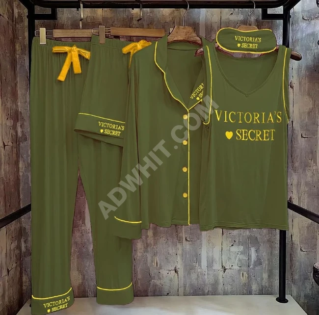 بيجاما اربع قطع نسائية 