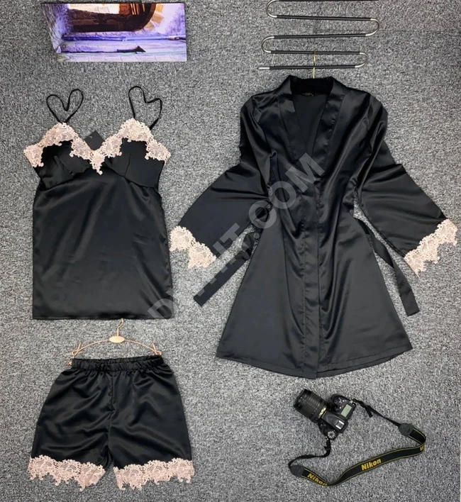 لانجري نسائي ثلاث قطع 