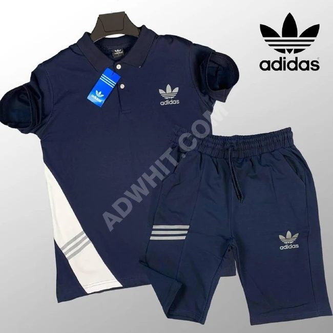 طقم شورت مع كنزة رجالية 