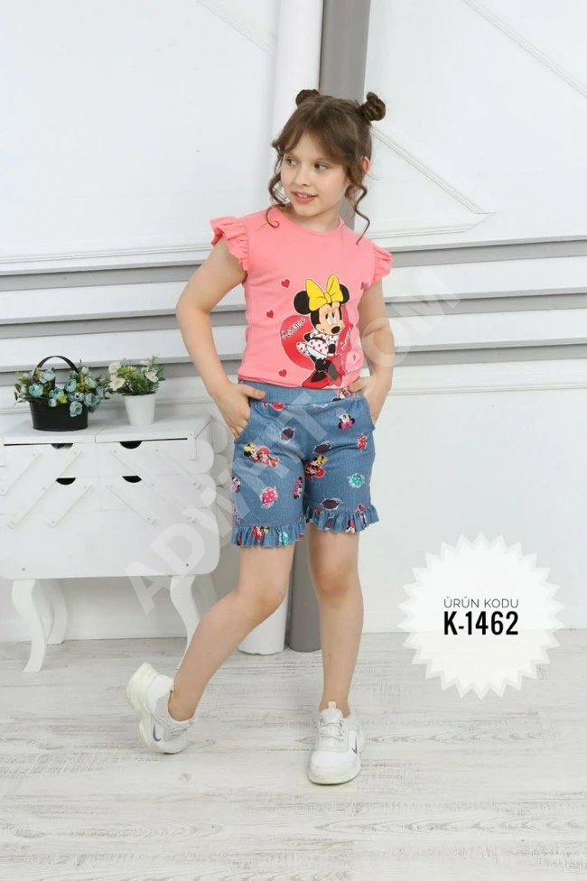 طقم بناتي صيفي 