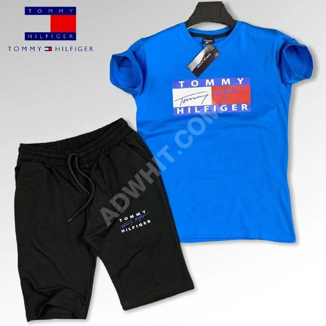 طقم رجالي شورت مع كنزة