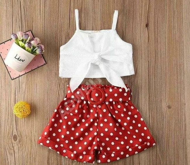 طقم بناتي صيفي