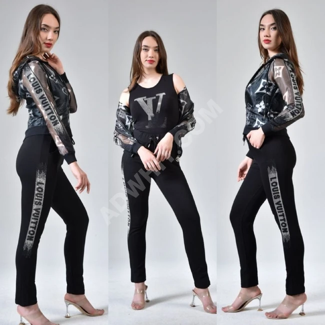 بيجاما نسائية ثلاث قطع 