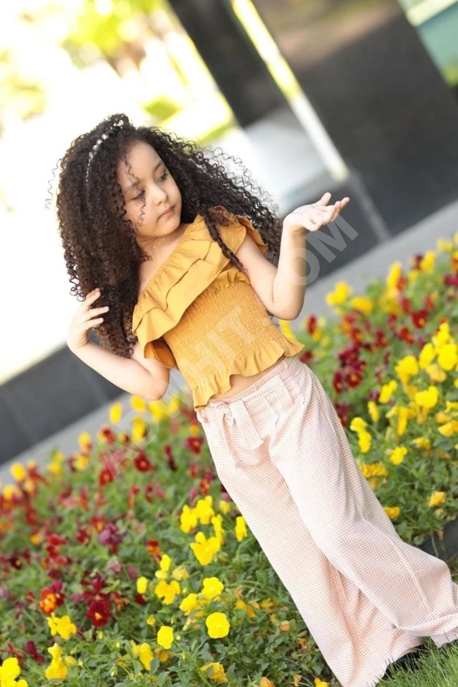 طقم بناتي صيفي 