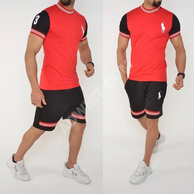 بيجاما رجالية شورت مع كنزة 