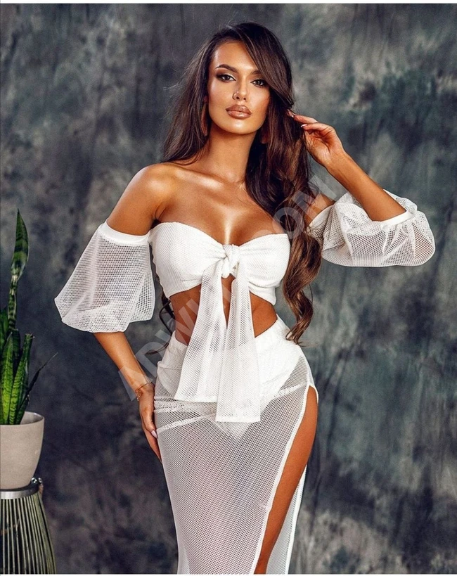 لانجري نسائي ابيض