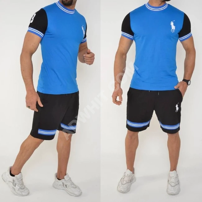 بيجاما رجالية شورت مع كنزة 