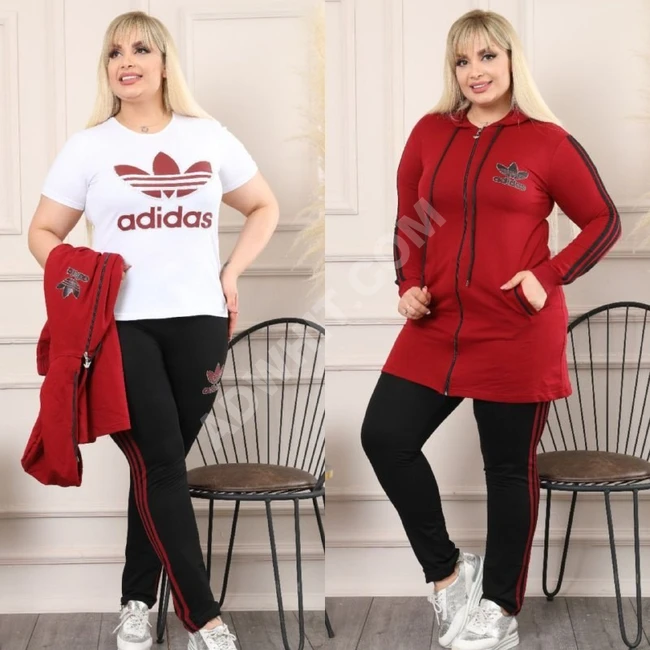 بيجاما نسائية ثلاث قطع 