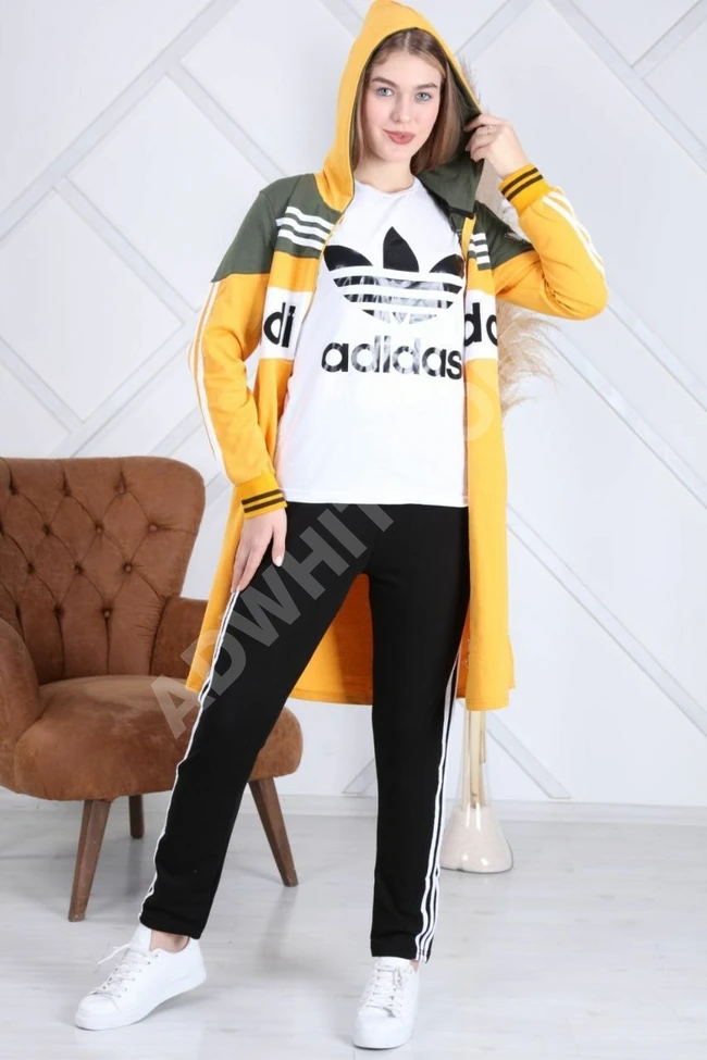 بيجاما نسائية ثلاث قطع 